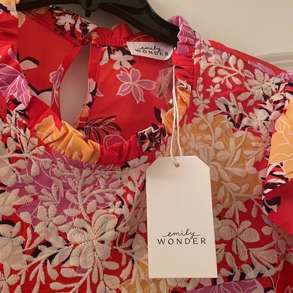 NEW Prep Obsessed Among The Flowers Floral Top - Picture 12 of 12